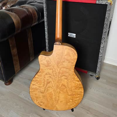 Dean Exotica Acoustic Wlectric Guitar Quilted Ash Quilt Top Active Pre-Amp with XLR Output image 3