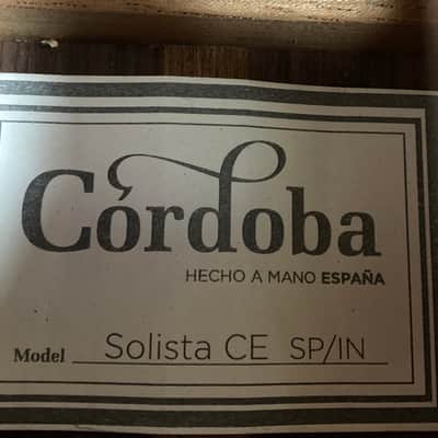 Cordoba Solista CE Spruce 2013 - Natural, Good, Top Cracks, SKU: I265732 image 10