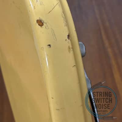 Mosrite Avenger Guitar, The Ventures Model, Aged White, MIJ 1970s image 21