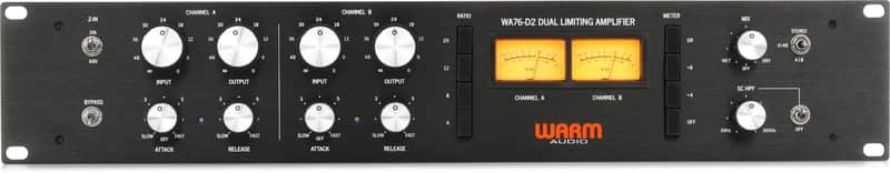 Warm Audio WA76-D2 Dual-channel Discrete FET Compressor/Limiter image 1
