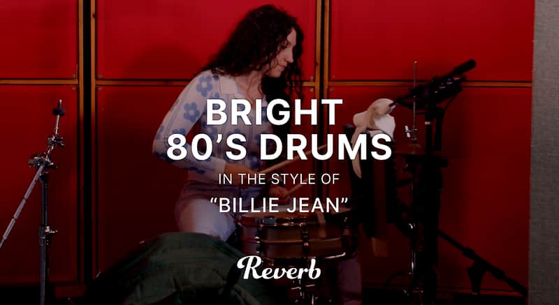 Bright '80s Billie Jean-Style Drums image 1