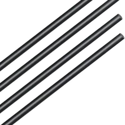 StewMac ABS Plastic Side Dot Material, Black, 1/16" Diameter - 4 Pack image 1
