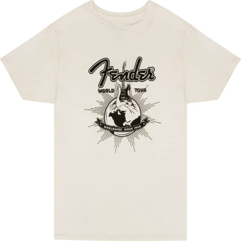 Fender Guitars WORLD TOUR Tee T-Shirt, XL, EXTRA LARGE image 1