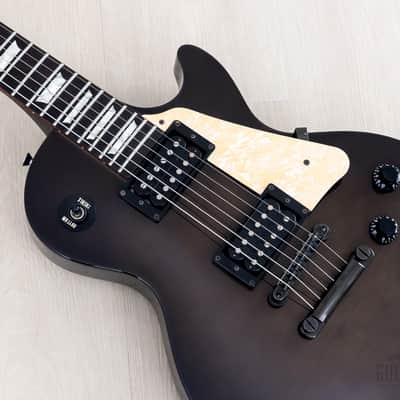 1990s Burny Joe Perry Signature LG-75JP Black Burst w/ VH-1, Fernandes Japan image 7