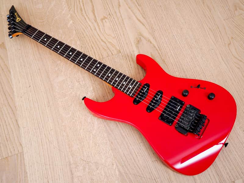 1990 Charvel by Jackson DK-065-SSH Electric Guitar Red Japan