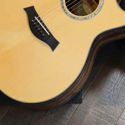 Unplayed! 2014 Taylor Custom GA Madagascar Ebony European Spruce Acoustic Guitar Natural + OHSC image 6