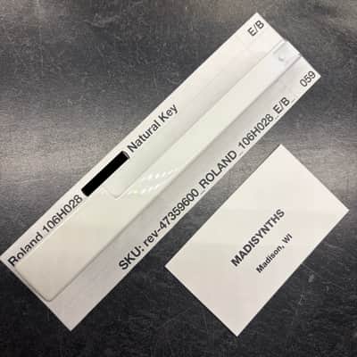 ORIGINAL Roland Replacement E/B Key (106H028) for Juno-6/60/106, Jupiter-6/8, HS-60, SH-101, VK-09, JX-3P