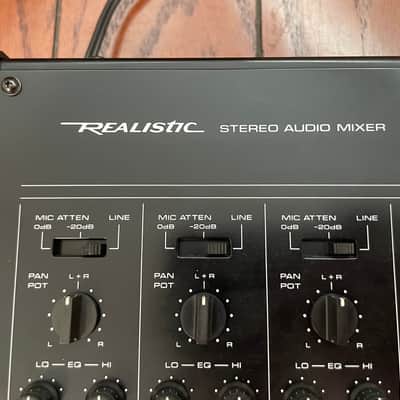 RARE Realistic Vintage Audio Mixer 32-1210 NEW VU bulbs INSTALLED EQ Preamps 1980s SERVICED! 💫 image 4