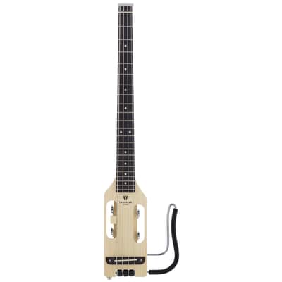 Traveler Guitar Ultra-Light Bass Acoustic-Electric Travel Bass Guitar (Gloss Black) image 6