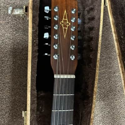 Used Vintage Alvarez 5021 Natural 12 String Acoustic Guitar w/ Hard Case MIJ JAPAN image 3