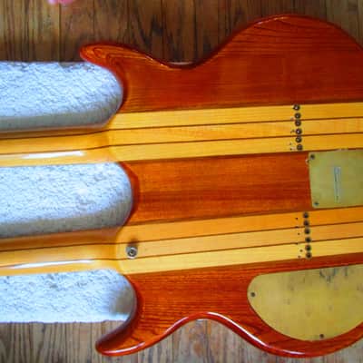 Cort Double Neck Guitar, Late 1970's, Japan, Neck Thru Body, 6 & 12 Necks. Case image 8
