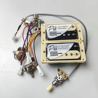 Epiphone Guitar ProBuckers Humbucker Pickups with Wiring Harness Kit image 1
