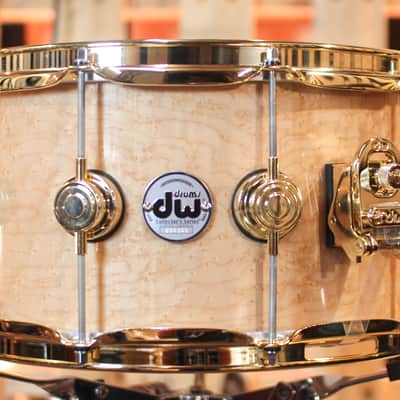 DW 7x14 Collector's Maple VLT Birdseye Maple Snare Drum - SO#1303301 image 2