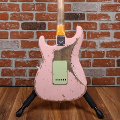 Fender Custom Shop LR25 ‘62/‘63 Stratocaster Super Heavy Relic Shell Pink Boos Leather Custom Pickguard 2025 image 8
