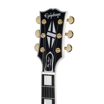 Epiphone Les Paul Custom Alpine White - Single Cut Electric Guitar image 6