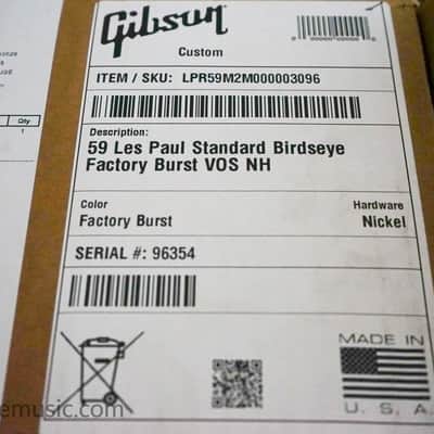 Gibson Custom Shop M2M Birdseye ’59 Les Paul Standard Reissue - Factory Burst image 23