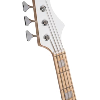 Cort Professional Standard Jazz Bass Guitar - Maple White image 5