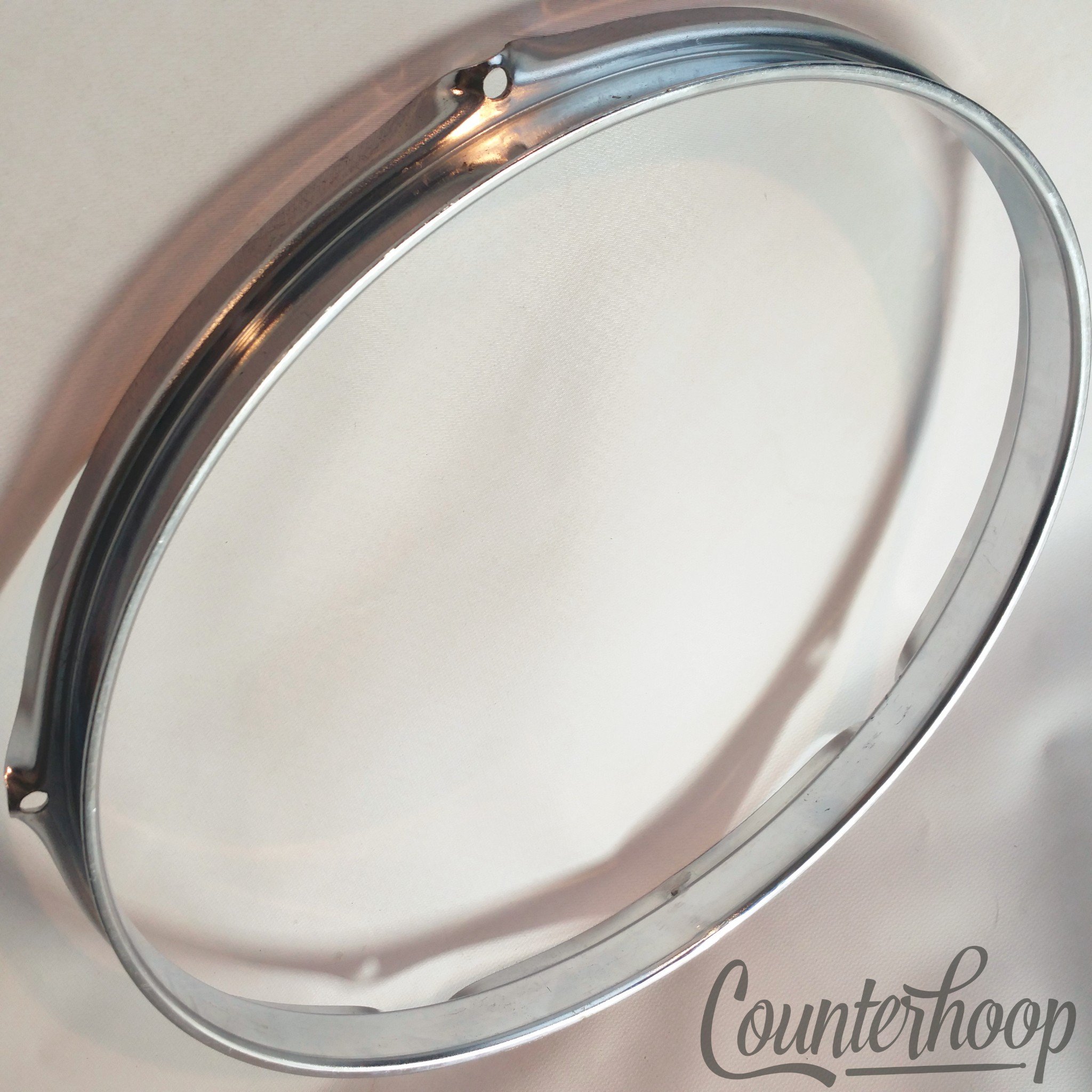 Vintage Tall-Boy 12" Tom Drum Rim/Hoop 5-Hole 1 1/4" 60s Rogers Holiday Style* — main photograph