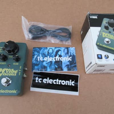 TC Electronic Viscous Vibe Guitar Pedal with Box Manual Cord Etc Univibe Pedal image 1