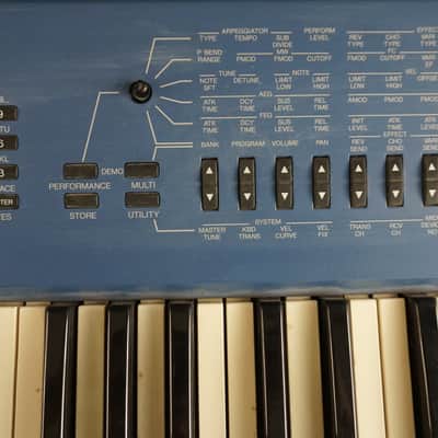 Yamaha CS1x Control Synthesizer Blue w/ Power Supply image 5