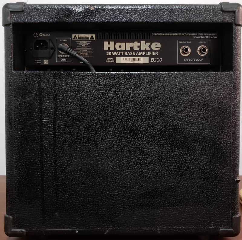 Hartke B200 Combo Bass 20 Watt Solid State Amplifier 90s | Reverb