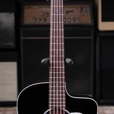 Immagine Taylor 250ce Plus BLK Bajo Quinto Acoustic/Electric Guitar - Black with Aerocase - 4