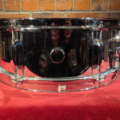Pearl 13x5.5" Steel Shell Snare Chrome image 8