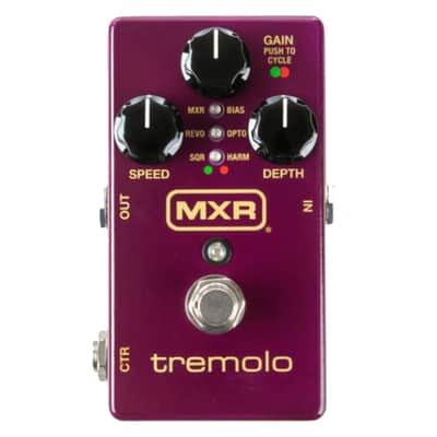 MXR M305 Tremolo Pedal + 2x Gator Patch Cable 3 Pack image 2