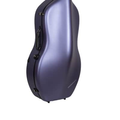 Crossrock Ultra Carbon Fiber Case fits 4/4 Full Size Cello, Super lightweight as 6 lb, with Protective Cover, TSA Lock -Woad Blue image 11