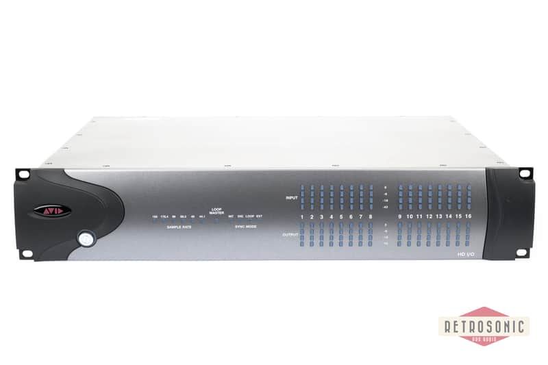 Avid HD I/O 16x16 Analog Pro Tools HD / HDX Audio Interface 2010s - Silver image 1