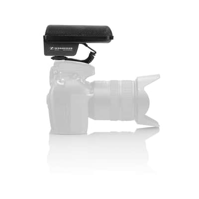 Sennheiser Professional MKE 440 Compact Stereo Shotgun Microphone with 3.5mm Connector for Cameras, 506258,Black image 6