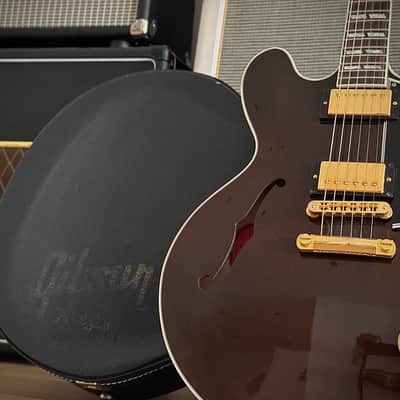 Gibson Custom Shop ES-345 Stereo Reissue Walnut Nur 3,99kg trotz Varitone! Gibson BB.King Customshop Case! 2008 - Walnut image 10