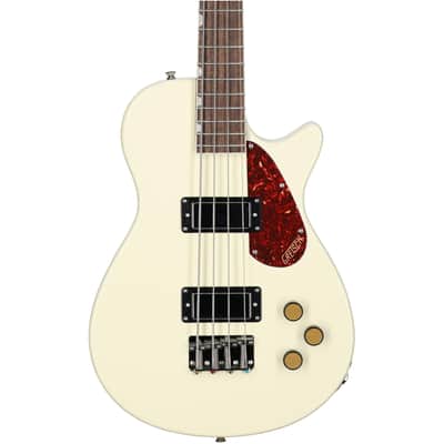 Gretsch Streamliner Jet Club Electric Bass, Vintage White image 1