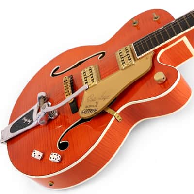 2001 Gretsch Brian Setzer Signature 6120SSU Nashville, Orange Tiger Flame image 18