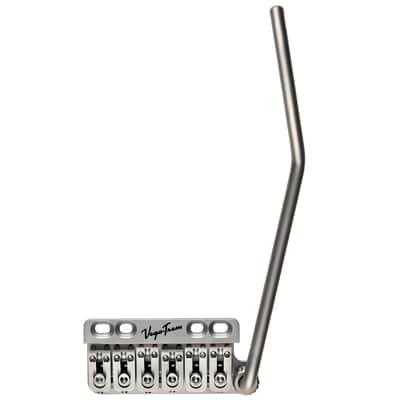 Vega-Trem VT1 Ultra-Trem Standard 6-Screw Stratocaster Guitar Tremolo Bridge For Strat No Mods Easy Installation (Satin, Right) image 1