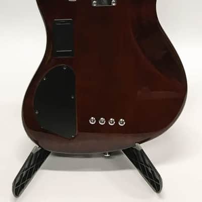 1998 Fender Quilt Top 4 String Electric Jazz Bass 24 with Hardshell Case image 3