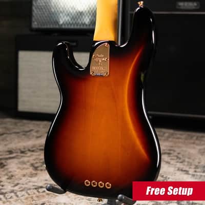 Fender 75th Anniversary American Professional PJ Bass - 2-Color Sunburst with Hardshell Case image 2