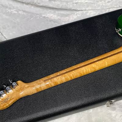 NEW! Fender American Custom Telecaster - Birdseye Maple Neck - Emerald Green Transparent - 7.3lbs - Authorized Dealer - G07548 image 12