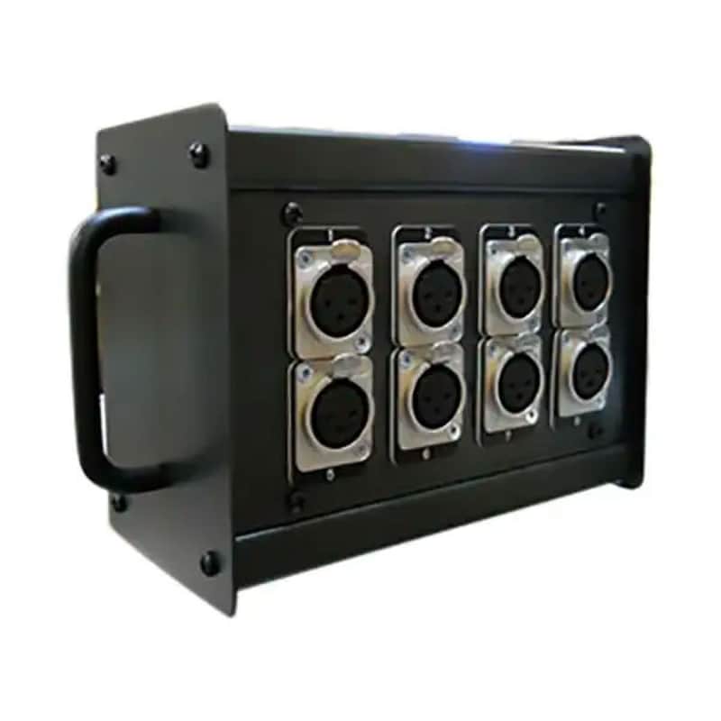 Redco 8-Channel Female XLR/Dsub Input Box with 8 XLR-F In/DB25 Out image 1