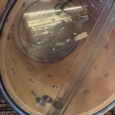 Vintage Ludwig 14x12 Marching Snare Drum White Monroe USA #3180885 w/ Strap image 13