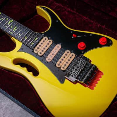 IBANEZ MIJ Jem Series 777-VDY "Desert Yellow + Rosewood" (1989) image 2