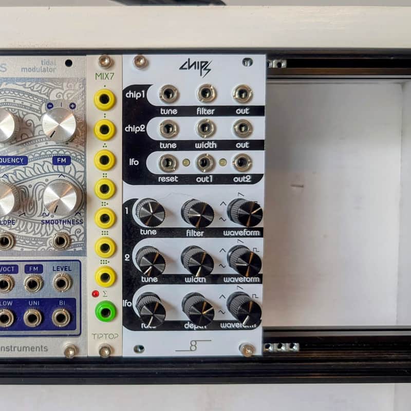 2022 – Present Cre8Audio Chipz Eurorack Synthesizer Module Silver