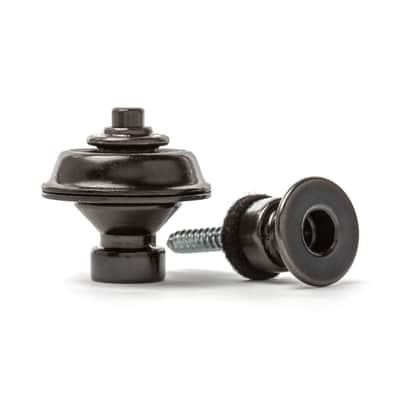 Dunlop SLS1503BK Straplok Traditional Strap Retainer System, Black image 3