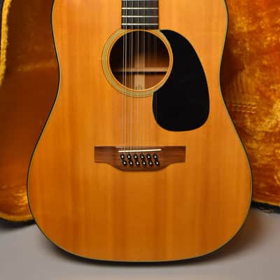 1968 Martin D-12-20 Acoustic 12-String Dreadnought Natural w/OHSC image 2