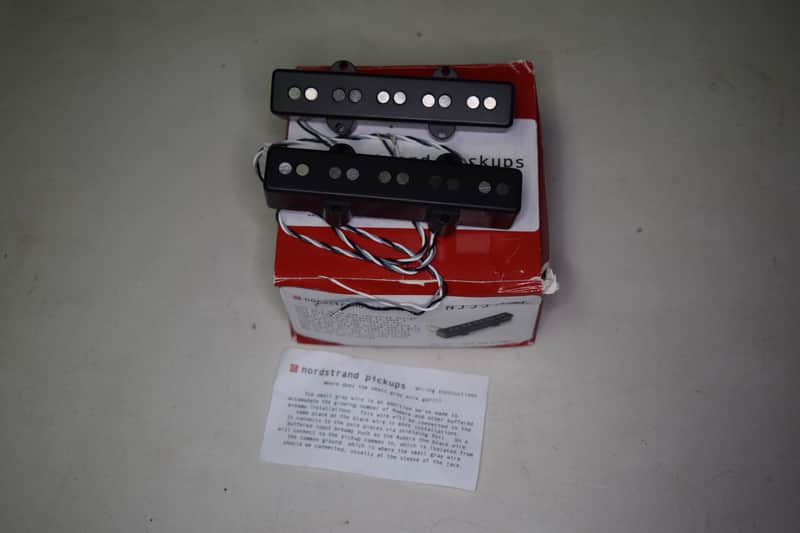 Nordstrand Audio NJ5S-SET Split Coil Hum Canceling 5-String Jazz Bass Pickup Set image 1