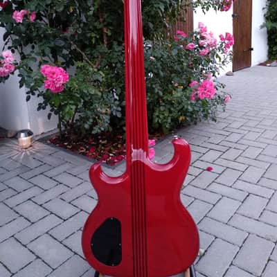 Alembic Spoiler 6-String Bass 1989 rot image 11