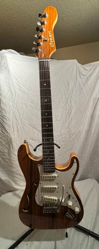 Cozart "Strat" Thinline - Semi Hollow Body with 2 Fender Strat Pickups image 1