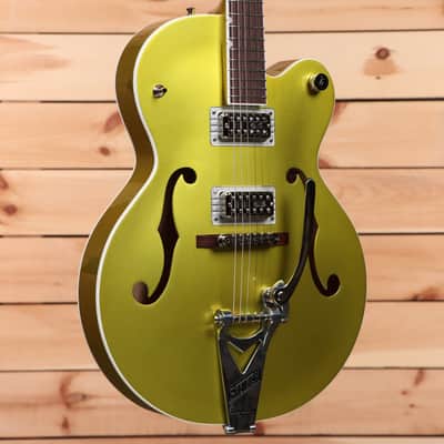 Gretsch G6120T-HR Brian Setzer Signature Hot Rod Hollow Body with Bigsby - Lime Gold - JT22124514 image 1