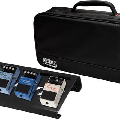 Gator GPB-LAK Aluminum Small Pedalboard, 15.75" x 7" w/ Softcase, Black image 1