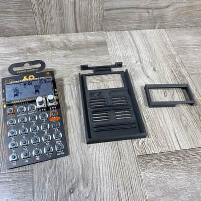 Ultra Minimal Case & LCD Protector for Teenage Engineering Pocket Operators - color BLACK - by KZcraftworks USA image 4